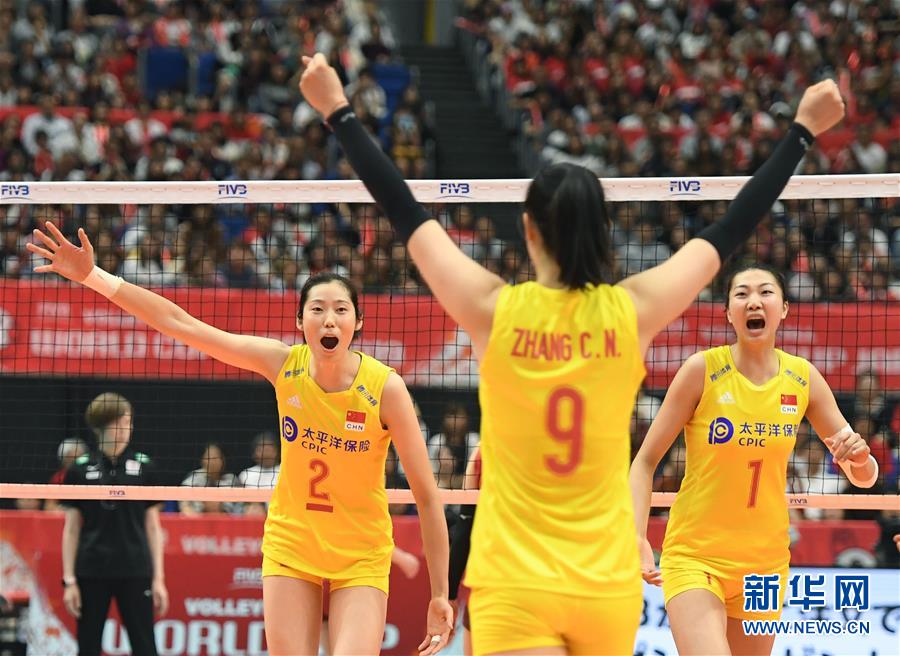 女排世界杯：中国队胜日本队
