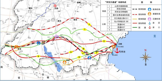 山东公示综合交通网规划枣庄将建机场