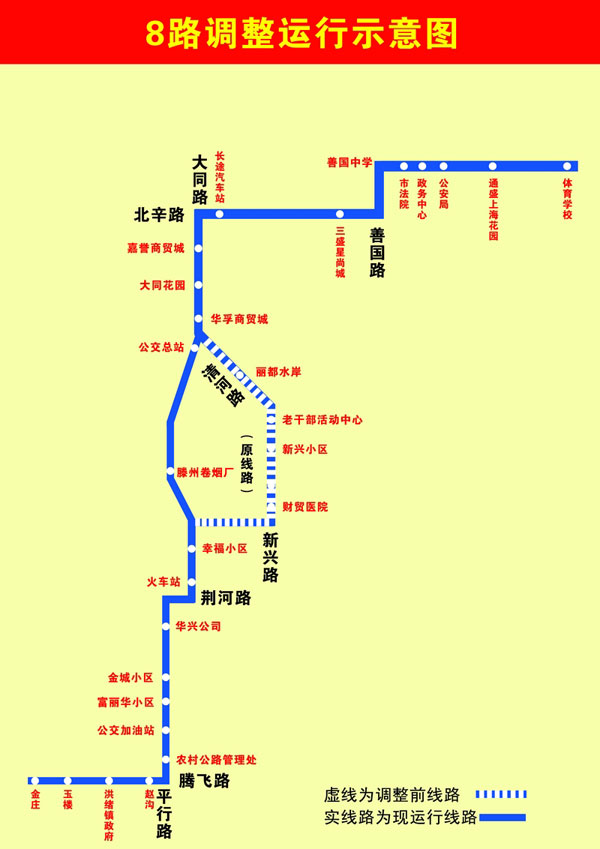 公交8路全程路线图图片